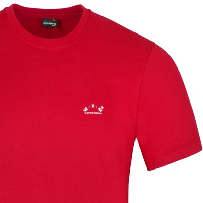 Czerwona bawełniana koszulka męska T-Shirt XL