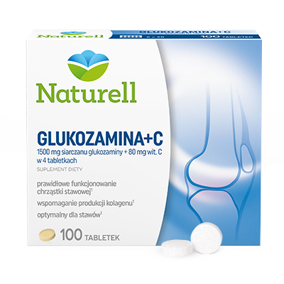 Naturell Glukozamina stawy chrząstki 100 tabl.