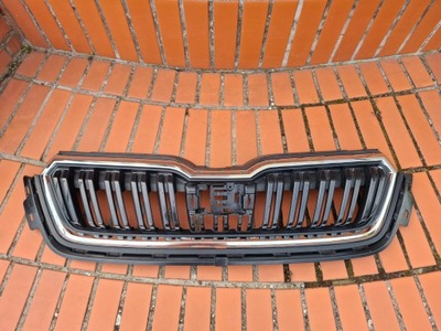 Skoda kamiq 19- решётка радиатора решётка радиатора решётка защита pod радар оригинал фото №1