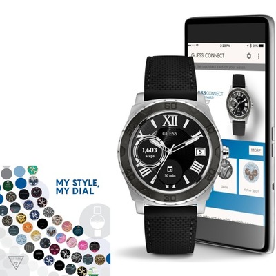 Guess Connect Ace C1001G1 Męski zegarek smartwatch
