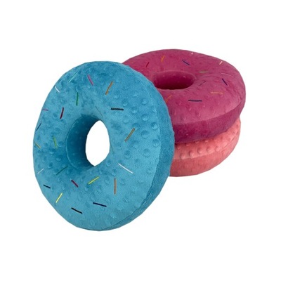 Donut pączek z haftowaną posypką mała poduszka