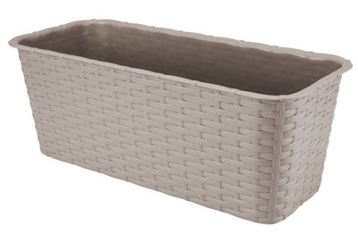 DONICZKA BALKONOWA RATTAN 40cm karmel