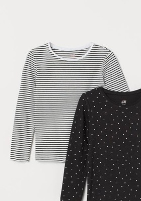 H&M Top koszulka z długim rękawem bluzka 122/128