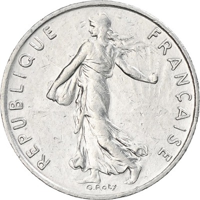 Moneta, Francja, Semeuse, 1/2 Franc, 1997, Paris,