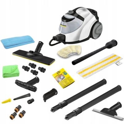 Myjka parowa Karcher SC 5 EasyFix Parownica zestaw do okien fug ubrań