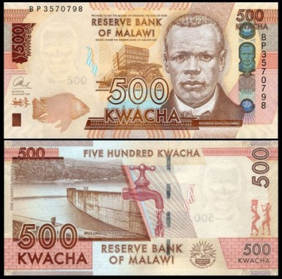 Malawi 500 Kwacha 2017 P-66b UNC