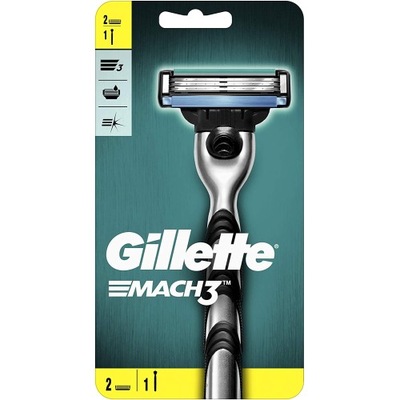 Maszynka Gillette Mach3 plus 2 ostrza