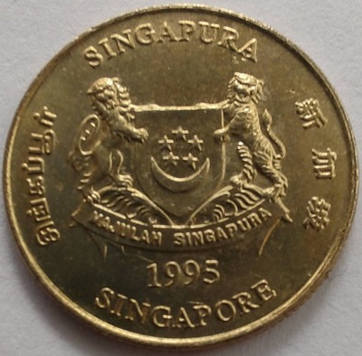 1371 - Singapur 5 centów, 1995