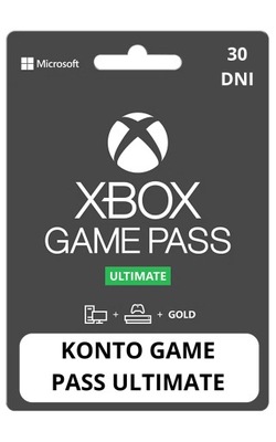 Xbox Game Pass Ultimate 30 dni nowe konto