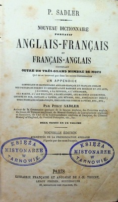 Nouveau Dictionnaire Portatif Anglais Francais