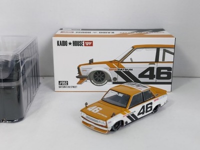 Mini GT 1:64 Kaido House Datsun 510 Street BRE510 V3 yellow MGTKHMG052