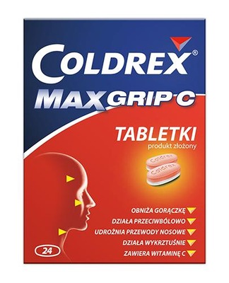 COLDREX MAXGRIP C 24 tabl. Przeziębienie i grypa