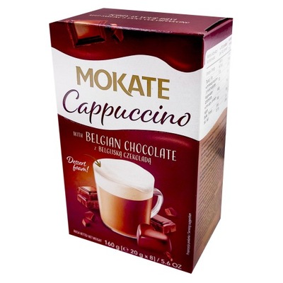 Cappuccino Mokate z belgijską czekoladą 160g