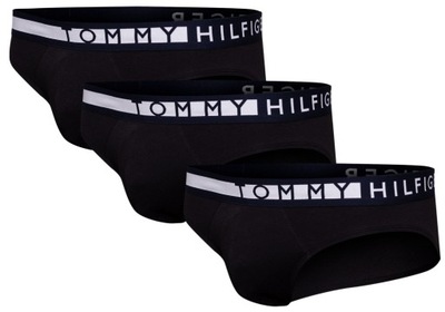 TOMMY HILFIGER MAJTKI MĘSKIE BRIEF 3P BLACK r.M