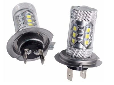 DIODO LUMINOSO LED H7 LUCES CREE LUZ FARO 8000LM 6000K 2 PIEZAS  