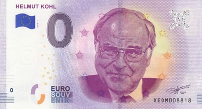 Banknot 0-euro-Niemcy 2018-1-Helmut Kohl