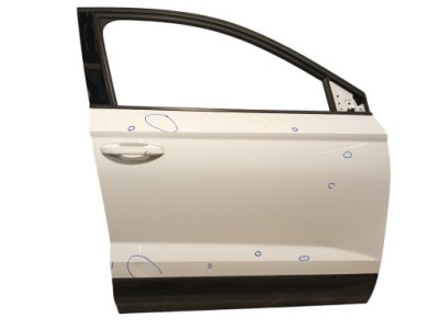 Двері правий перед skoda karoq 2017-2022 lak: lf9e фото №1