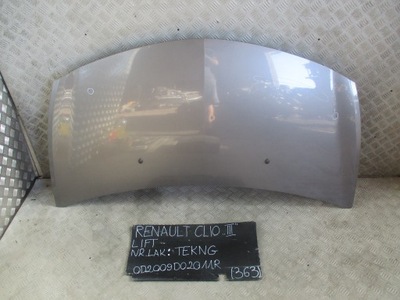 Капот renault clio iii lift 09-11r. tekng фото №1