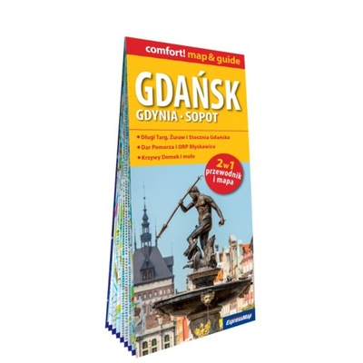 Gdańsk, Gdynia, Sopot ; laminowany map&guide