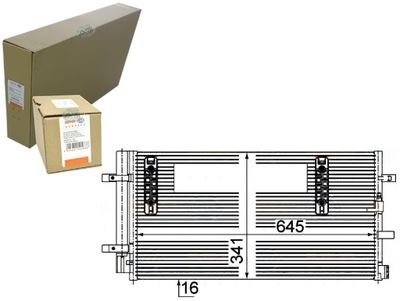 CONDENSATEUR RADIATEUR DU CLIMATISEUR [BEHR HELLA] - milautoparts-fr.ukrlive.com