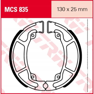 ZAPATAS DE TAMBOR DE FRENADO PARTE TRASERA HONDA CT, LEAD, NES, PS, SH  