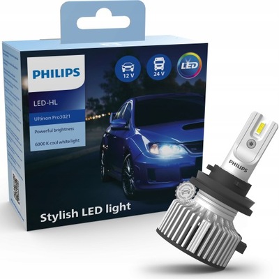 Philips żarówki LED H11 Ultinon Pro3021 6000K