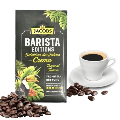 Kawa ziarnista Arabica Jacobs Barista Crema 1000 g