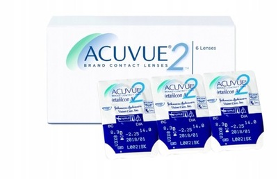 Acuvue 2 6szt Soczewki kontaktowe dwutygodniowe