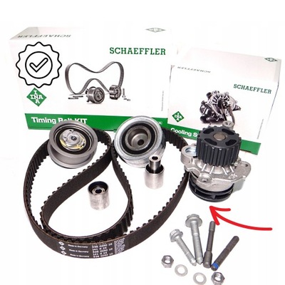 Грм насос wody ремінь комплект набір ina skoda octavia 1.9tdi alh asv фото №1