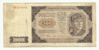 500 złotych 1948 seria AS