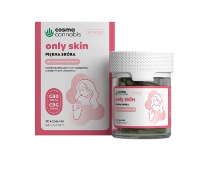 COSMA CANNABIS SYNERGY ONLY SKIN 30 Kapsułek