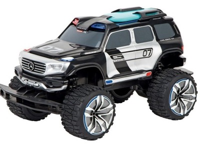 AUTO RC CARRERA MERCEDES BENZ POLICE OFF ROAD BEZ PILOTA