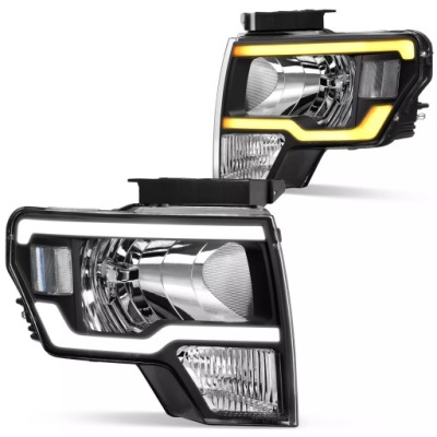 Фары лампы перед led поворотники динамические ford f150 f-150 2009-2014 фото №1
