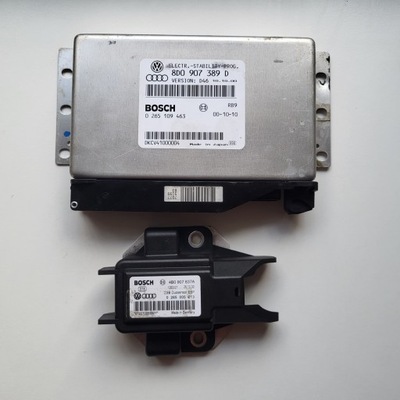 CONTROL UNIT MODULE ESP SET A6 C5 2.5 TDI 4B0907637A  