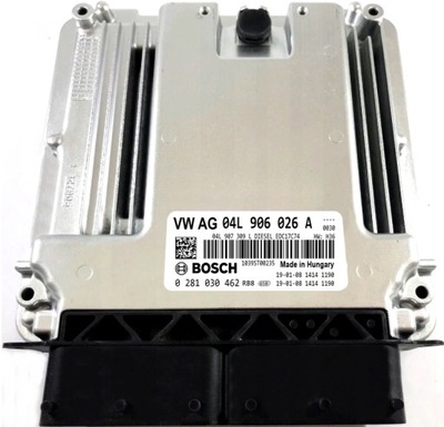 COMPUTADOR ECU SKODA 04L906026A 0281030462  