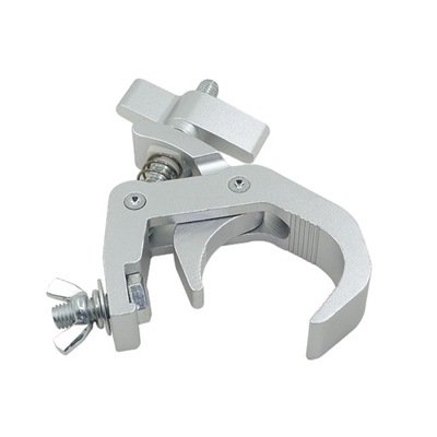 Zaciski do oświetlenia scenicznego Akcesoria do oświetlenia scenicznego Hak do oświetlenia DJ-a Srebrny