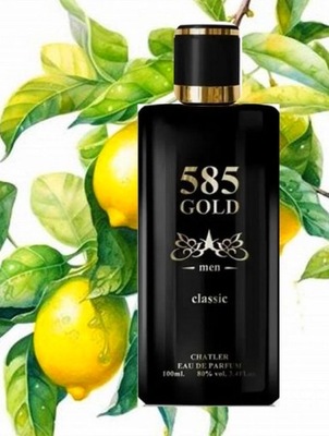 Chatler 585 Gold Men Classic 100 ml Mięta Przyprawy Paczula