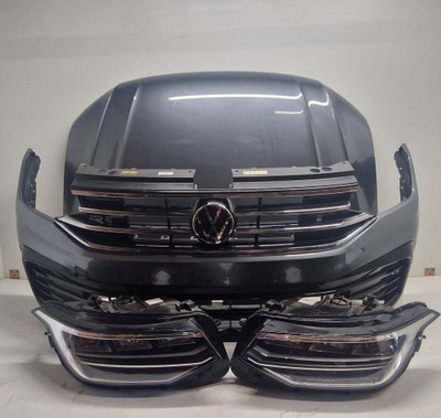 Vw tiguan 5na ii lift r-line бампер капот крила лампи перед фото №1