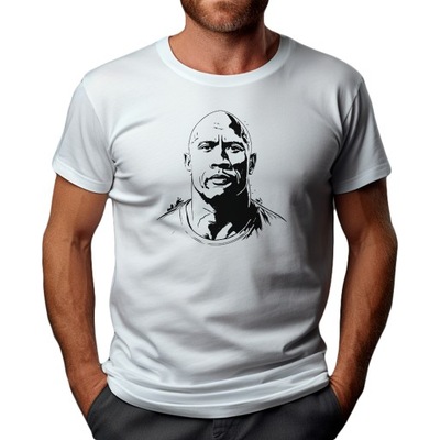 Koszulka T-shirt "Dwayne ''The Rock'' Johnson" Bawełna XL