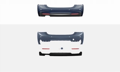 Бампер задній bmw 4 f32/f33/f36/f82 13- фото №1