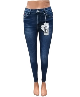 Spodnie Jeans Damski Skinny Plus Size M.SARA - 38