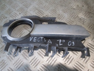 Решётка решётка радиатора заглушка бампера перед левая opel vectra c 13120740 фото №1