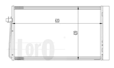 KONDENSATORIUS KONDICIONAVIMO BMW 5 E60 E61 520 523 525 530 540 545 7 E65 