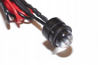 Kontrolka uniwersalna LED 10 mm czerwona 12V DC