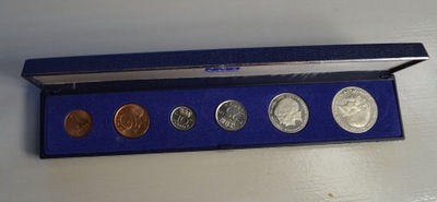 Holandia - 1980 rok - zestaw rocznikowy 6 monet