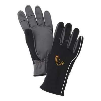 Savage gear rękawiczki softshell winter glove black roz. M