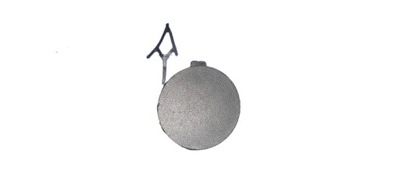 Заглушка заднего фаркоп vw t-roc 2ga807441 фото №1