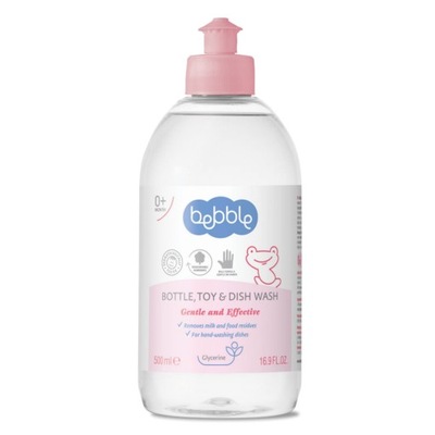 Bebble Płyn do mycia butelek smoczka zabawek 500ml