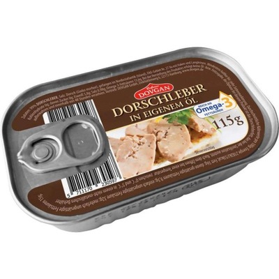 DOVGAN * WĄTRÓBKA Z DORSZA DORSCHLEBER puszka