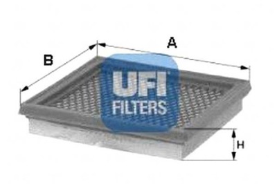 UFI FILTRO AIRE INSIGNIA 1.6 08- UFI  